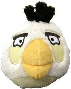 Angry Birds Plush 5Inch White Bird With Sound