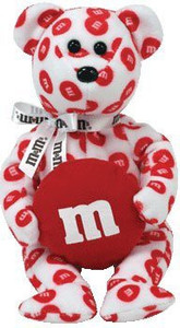 TY Beanie Babies 1 X Red The M&M'S Bear (Walgreen'S Exclusive)