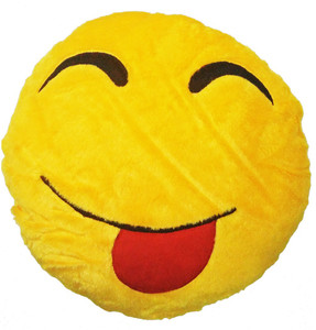 Gold Dust MOC Smiley Emoticon Decorative Cushion - 15 inch