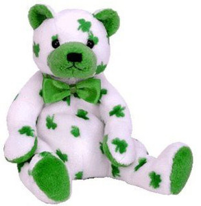 TY Beanie Babies Clover St Patrick'S Day Bear