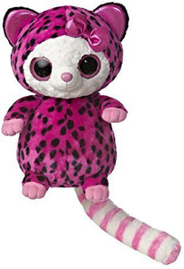 Aurora World Yoohoo And Friends Large Pammee Pink And Black Cheetah Plush