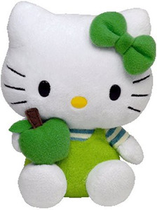 Hello Kitty Ty Green Apple