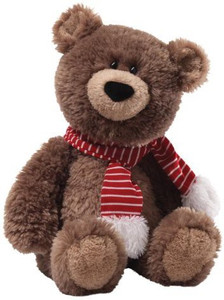 Gund Fun Christmas Snuffy Snuggle Bottoms Bear Medium 18