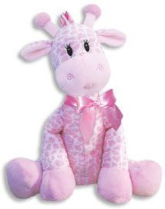 First and Main 9 Inch Giraffe Rattle for Girl/Baby Rattle/Plush Rattle/Baby Shower Gift/Newborn Gift - 20 inch