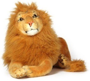 Swastikunj Fearsome Cute Lion Plush Soft toy(32 cm)  - 10 cm