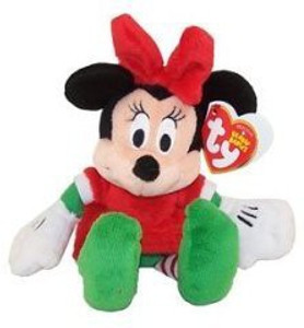 Disney Ty Beanie Ba Christmas Holiday (Minnie)
