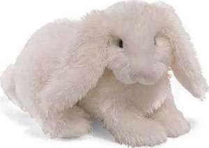 Fluffer Bunny Gund Plush White