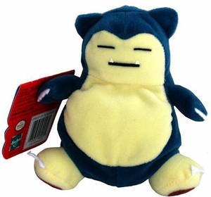 Pokemon Snorlax 1998 Bean Bag Plush 6