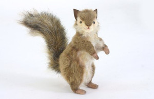 Hansa Standing Brownish Grey Squirrel Limited Edition Plush