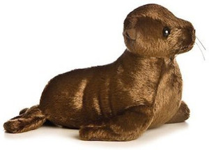 Aurora Plush Flopsies California Sea Lion 8