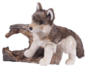 Douglas Cuddle Toys Smoke Wolf 18