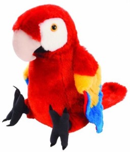 Wild Republic Cuddlekin Macaw Scarlet 12