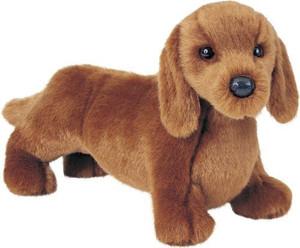 Douglas Cuddle Toys Gretel Red Dachshund