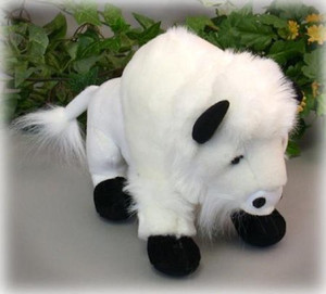 White buffalo plush cheap