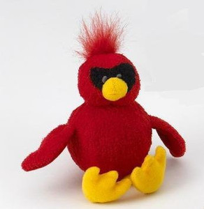 PurrFection Purrfection Zorro Bouncy Buddy Cardinal Plush