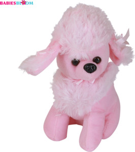 Babies Bloom Pink Kawaii Poodle Dog Puppy Stuffed Plush Dog Toy - 20 cm