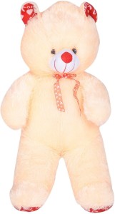 Atorakushon Cute Soft Standing Bow Teddy Bear  - 90 cm