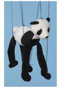 Sunny Puppets Bear (Panda Bear) Small Marionette
