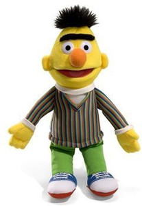 Gund Stuffed Bert 14 Inch Plush Sesame Street Character - 25 inch