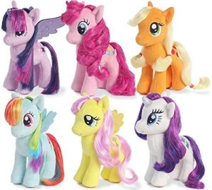 Aurora My Little Pony Friendship Magic Collection: Rarity, Pinkie Pie, Applejack, Fluttershy, Rainbow Dash,  - 24 inch