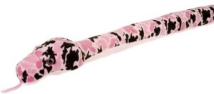 Wild Republic Animal Snake Pink Camouflage 54 Inch Class