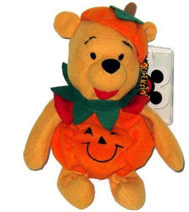 Halloween Plush Disney Pumpkin Pooh Bean Bag