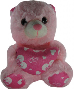 Tickles Teddy With Heart - 7 inch