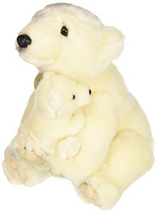 Aurora World Miyoni Polar Bear with Cub Plush, 14