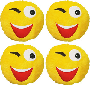 Gold Dust VKI4x4 Smiley Emoticon Decorative Cushion - 15 inch