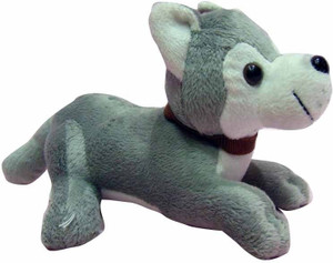 Soft Buddies Sweet Puppies Dog - Grey - 6 inch