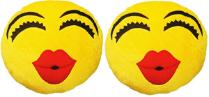 Gold Dust VKI2x3 Smiley Emoticon Decorative Cushion - 15 inch