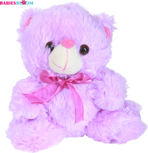 Babies Bloom Love Me Plush Dark Pink Stuffed Toy With A Bow - 20 cm