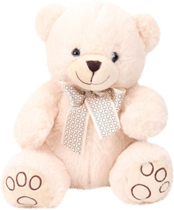 Starwalk Bear Plush Cream Colour with Bow 25 cm - 25 cm