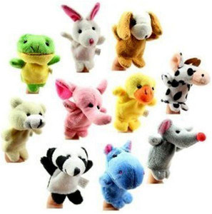 PIST Soft Toys Finger Poppet 10 pcs set - 5 cm