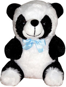 Siddhi Gifts soft toy for kids - Birthday Black Panda 15 cm - 17 cm