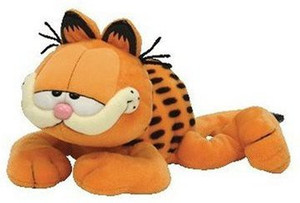 TY Beanie Babies Garfield The Cat (Sleeping Version)