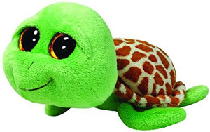 TY Beanie Babies Zippy Green Turtle Plush