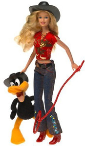 MATTEL Looney Tunes Back In Barbie Loves Daffy Duck El Pato Lucas