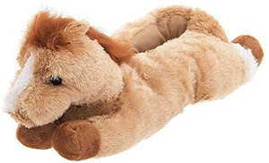 Wishpets Beige Horse Animal Slippers