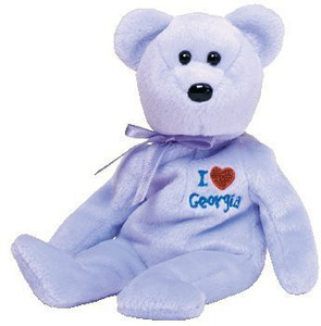 Ty Beanie Ba Georgia The Bear (I Love Georgia State Exclusive)