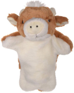 Twisha Hand Puppets Cow - 10 inch