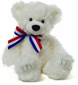 Gund Molly White Bear Plush