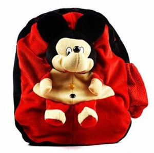 manoj enterprises red&black bag - 33 cm