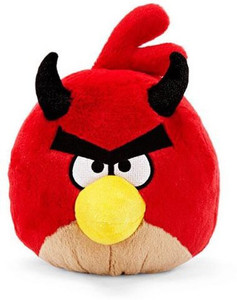 Angry Birds Seasons 5 Inch Halloween Devil Red Bird No Sound Plush