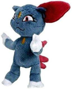 Pokemon Jakks Pacific Diamond & Pearl Mini Plush Sneasel Arms Out