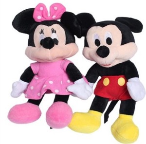 Meeras Mickey Mouse and Minnie Mouse beautiful gift for kids  - 9 inch