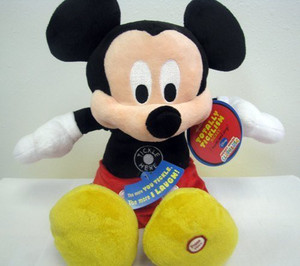 Hallmark Disney Kid3185 Totally Ticklish Mickey Mouse Plush