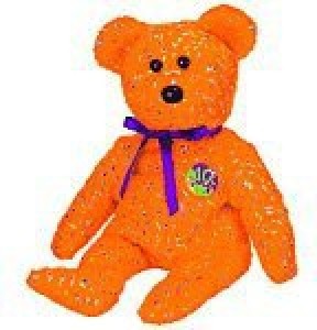 Ty Beanie Ba Decade The Bear (Orange Version)