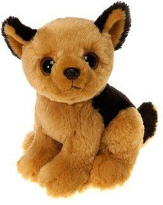 Fiesta Toys Big Eye Sitting Butch German Shepherd 9