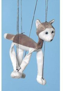 Sunny Puppets Dog (Husky) Small Marionette